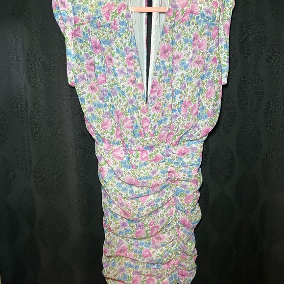 Zara Floral Mini Dress - Picture 5 of 11